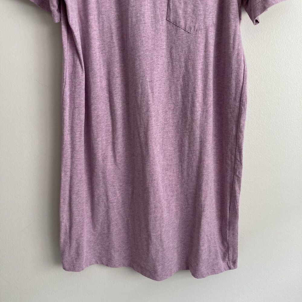 Madewell Lilac Crewneck Midi T-Shirt Dress - Picture 6 of 8